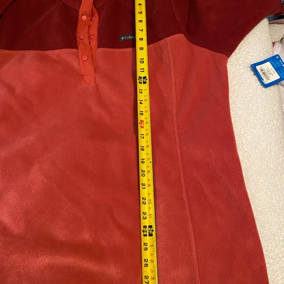 Columbia Women's 2Xl Pullover Fleece. Rust colored. NWT - Picture 8 of 9